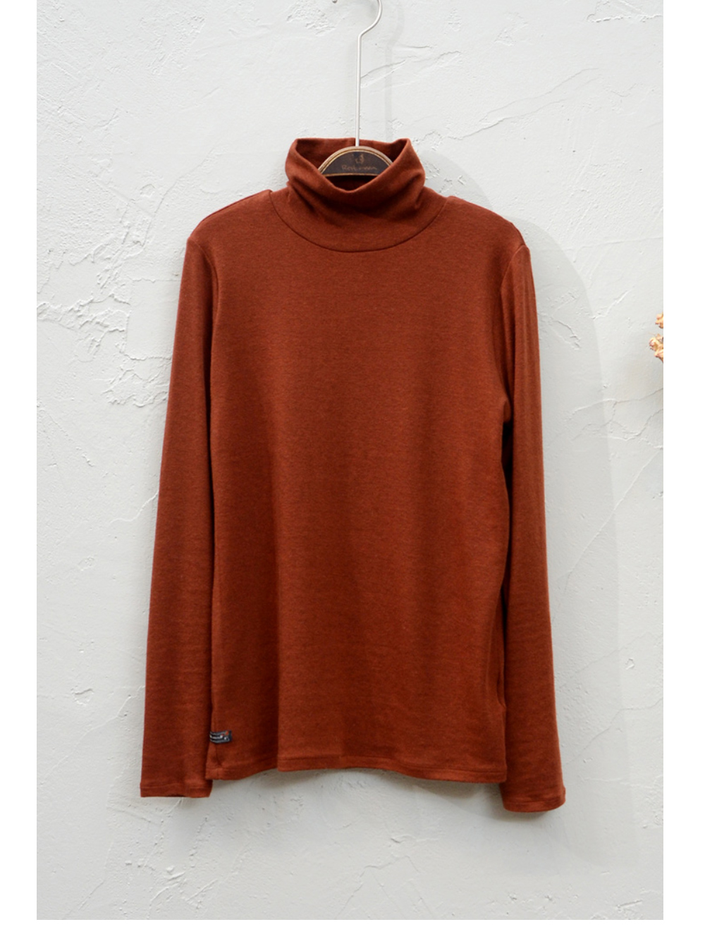long sleeved tee brown color image-S3L3