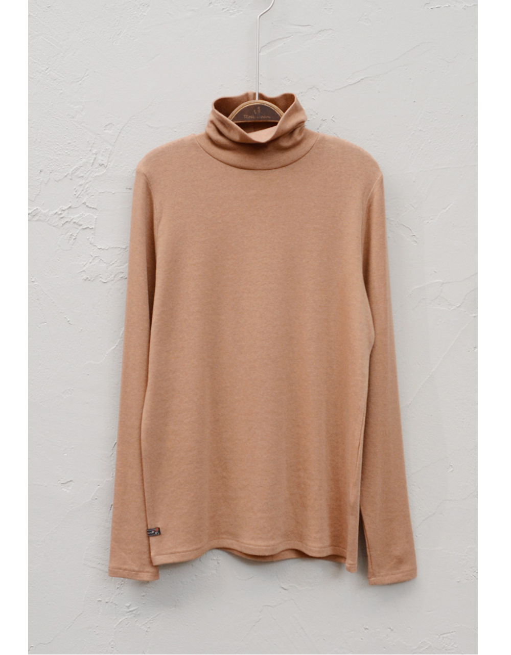 long sleeved tee peach color image-S3L2