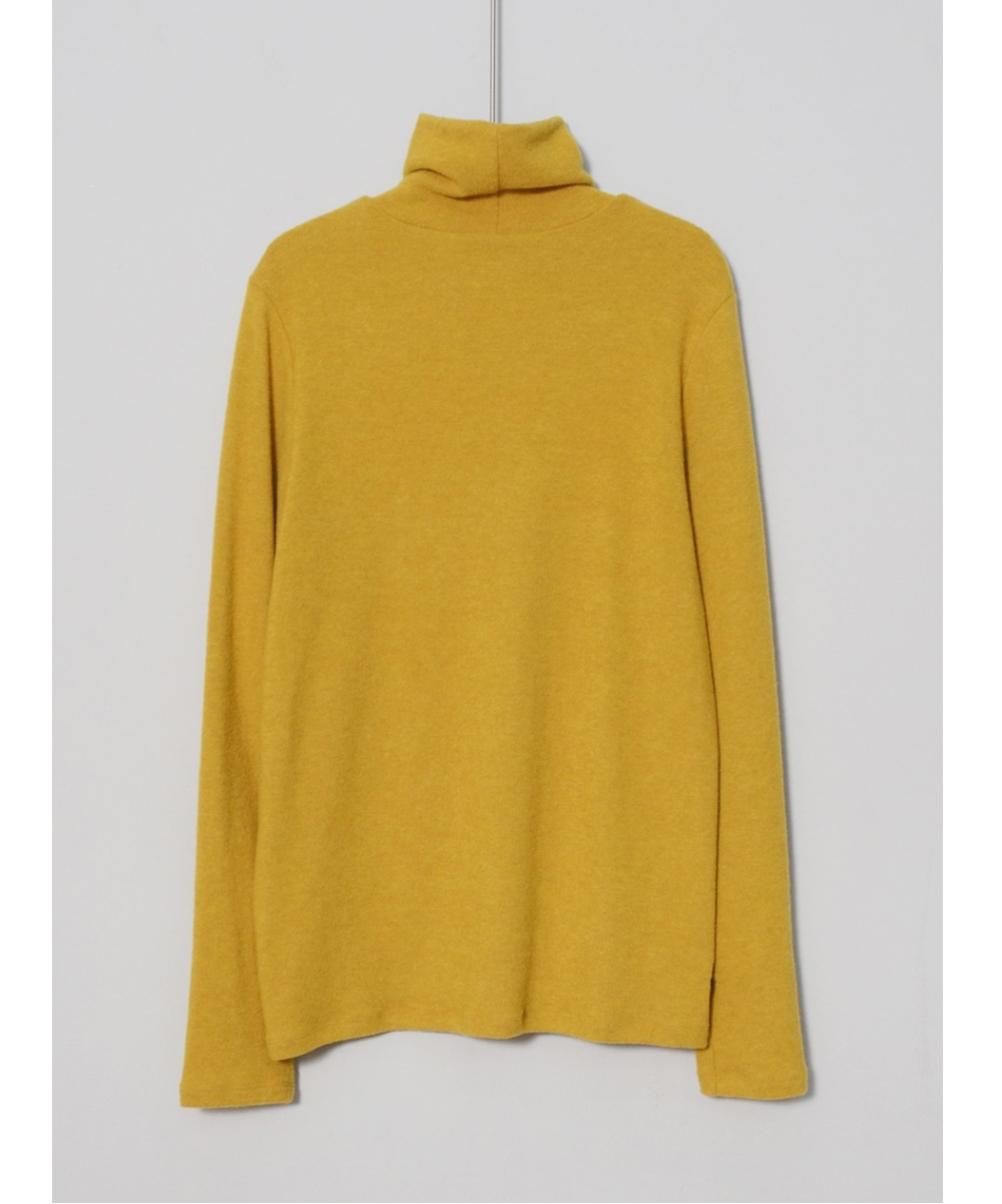 long sleeved tee mustard color image-S1L37