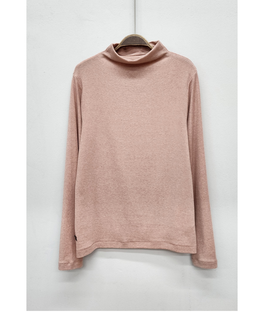 long sleeved tee cream color image-S14L5