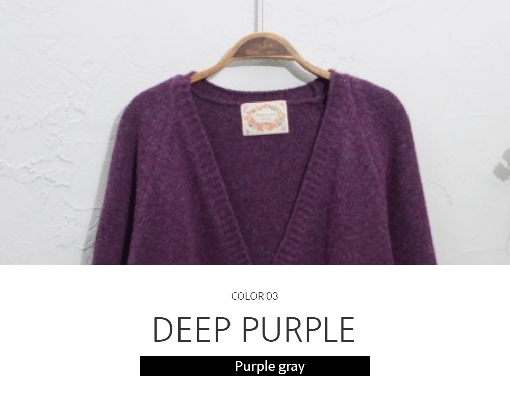 cardigan purple color image-S10L1