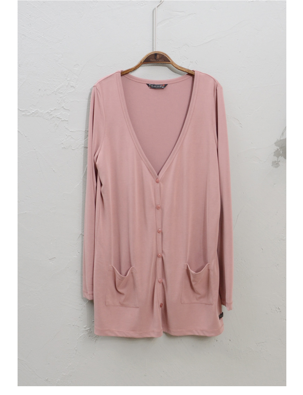 cardigan baby pink color image-S1L39