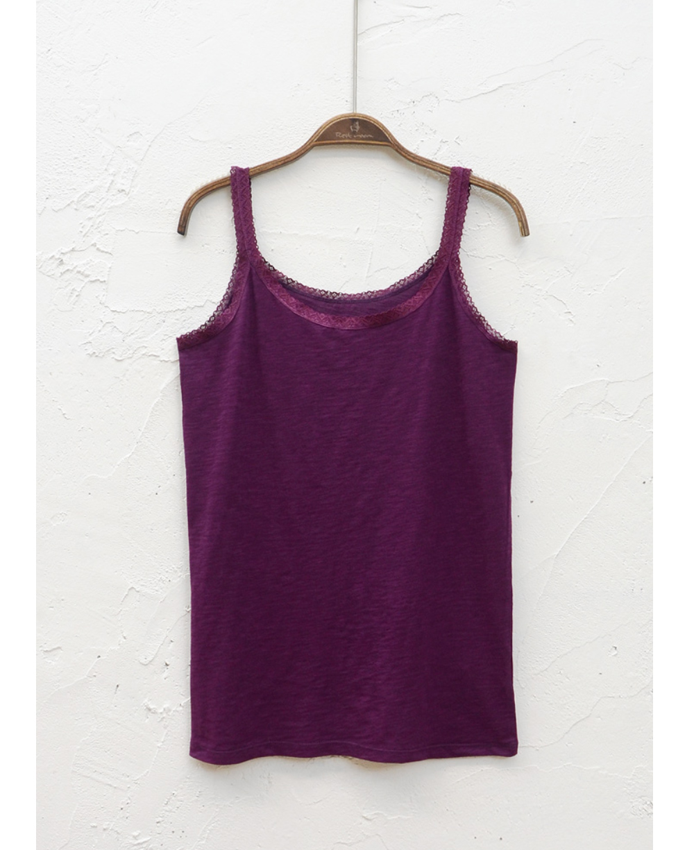 sleeveless purple color image-S1L43