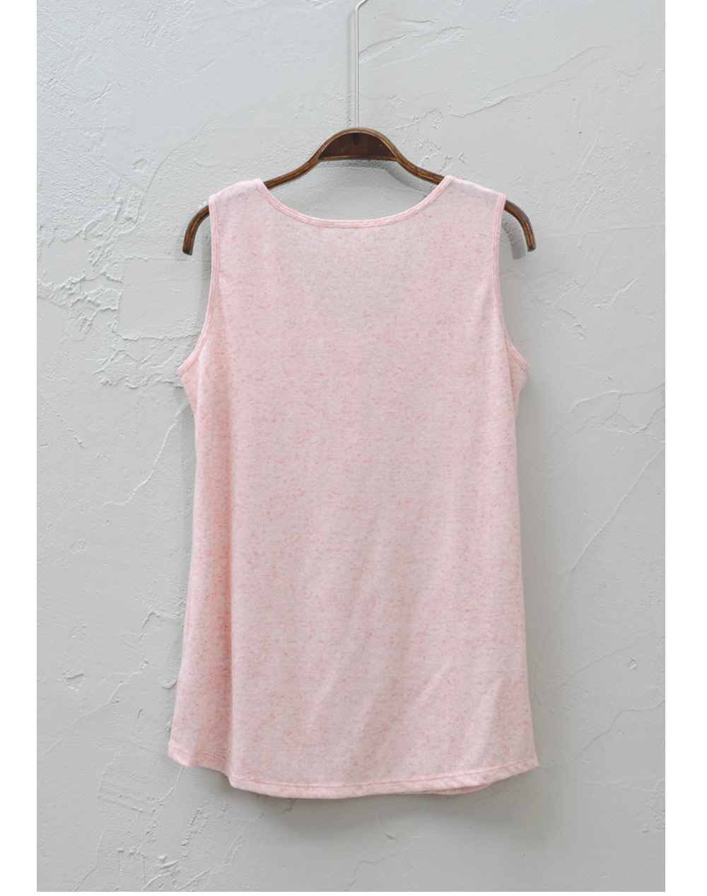 sleeveless baby pink color image-S1L60