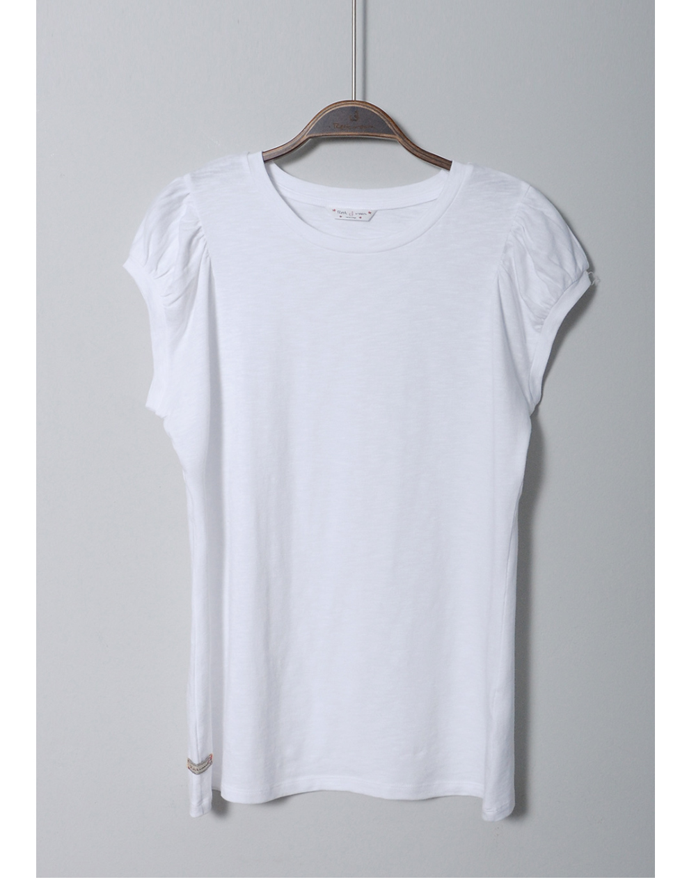 short sleeved tee white color image-S1L43