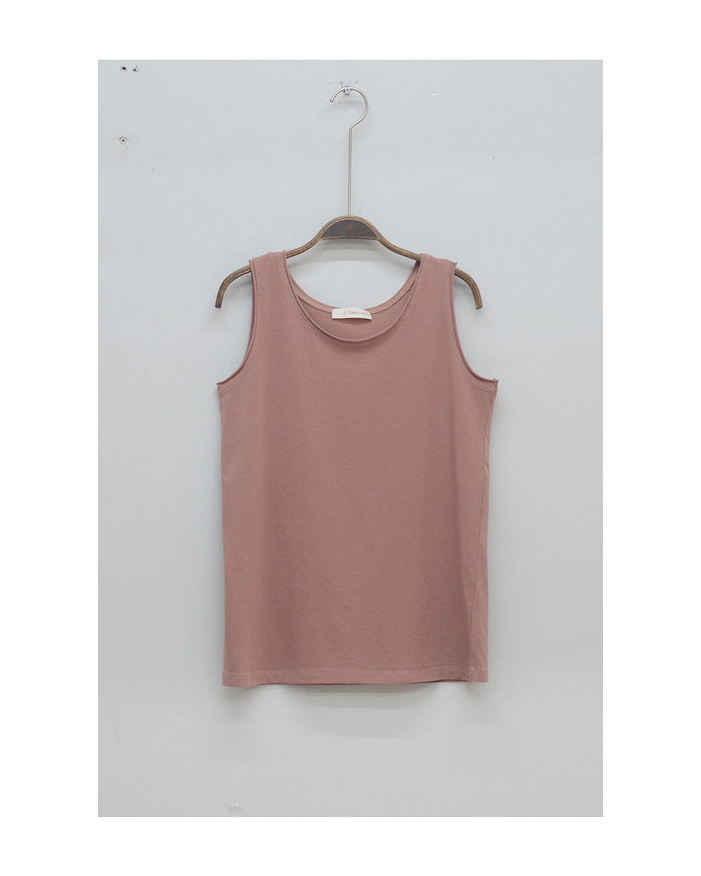 sleeveless coral color image-S1L37