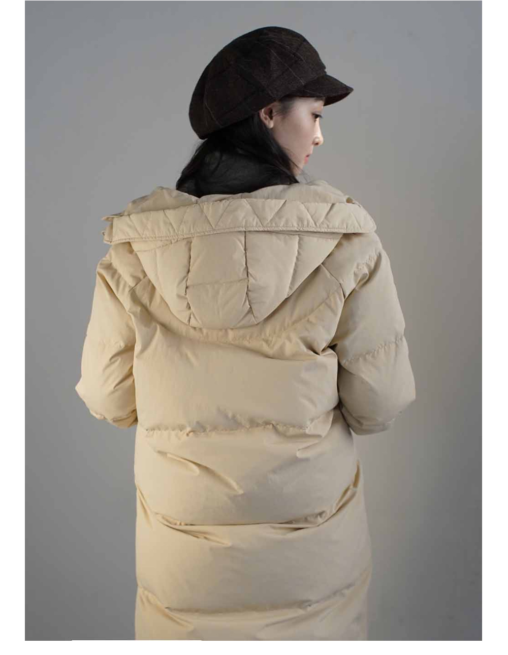 Down jacket model image-S1L16